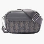 Чоловіча сумка через плече з логотипом крокодил Crossbody сірий