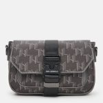 Стильна чоловіча сумка месенджер (crossbody) чорна